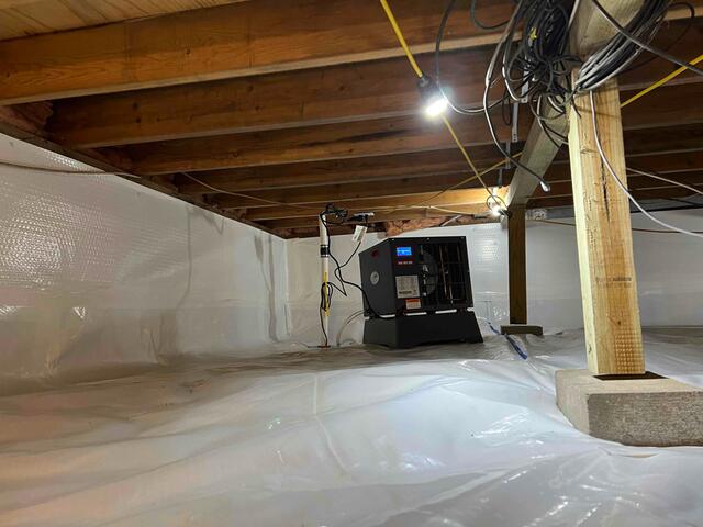 Crawl Space Humidity Control