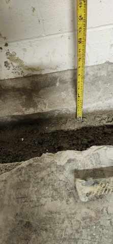 Trench is opened up