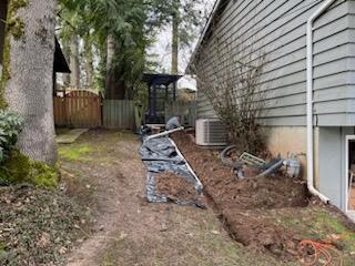 Installing Drainage - Work in Progress