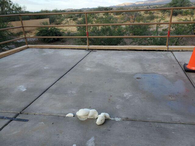 Concrete Repair Process: Drilling & Waiting in Catalina, AZ