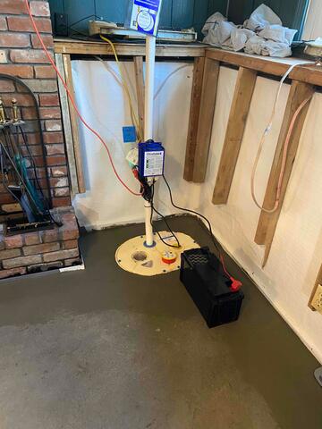 Sump Pump in Action!