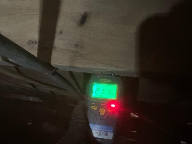 High Wood Moisture Content