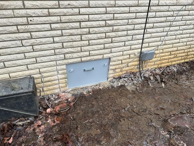 New Crawl Space Door