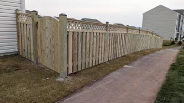Wood Privacy Fence Beaversdam, VA