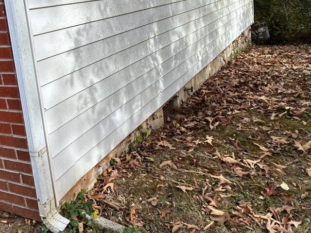 This was the job site as it appeared to our home inspector.