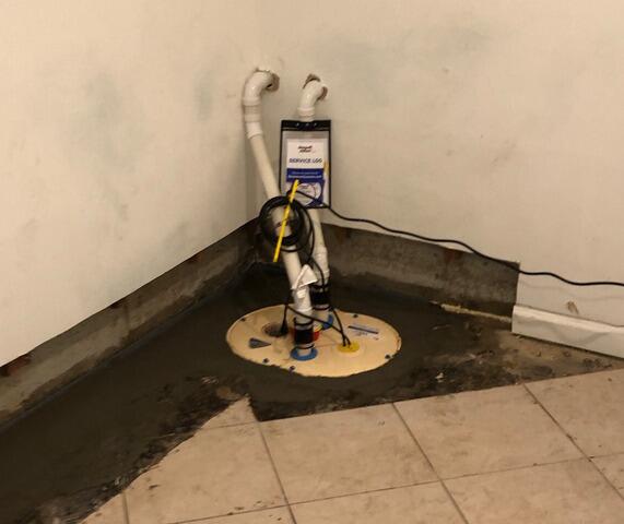 Sump Pump Install