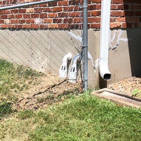 Sump Pump Discharge Line Install