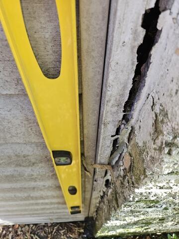 Exterior Signs of Foundation Sinking