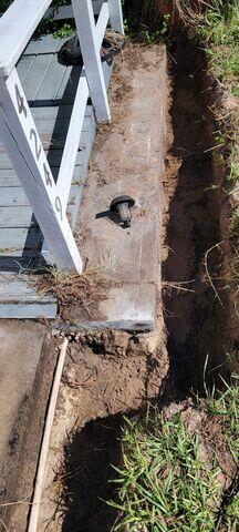 Soil Excavation for Drainage System Installation