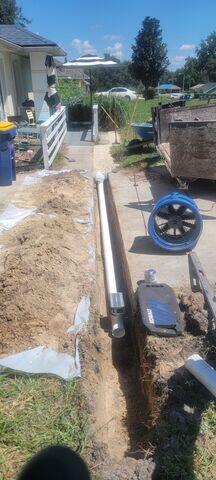 Channel Drain Installation