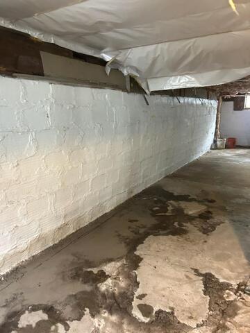 Water Creeping up through Cracks
