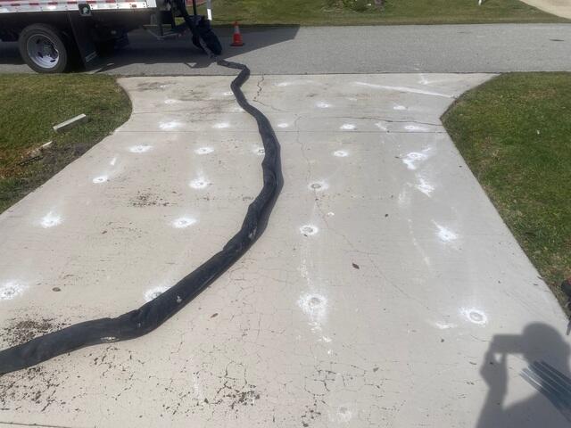 LRE Preps Driveway
