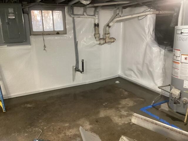 A Waterproofed Basement