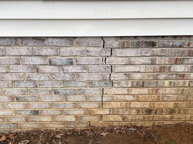 Exterior Stair-Step Crack
