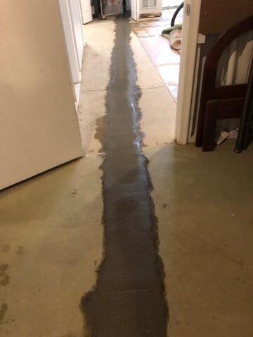 Finished drainage system