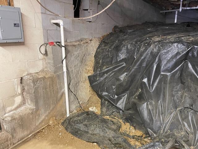 Crawl Space Foundation Settlement