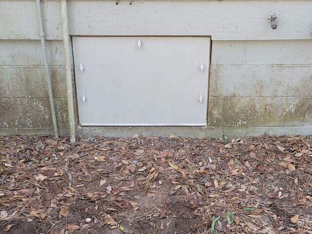 New Crawl Space Door