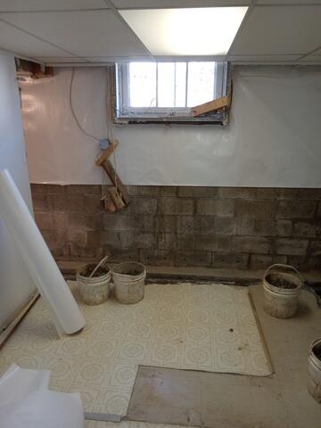 Install wall membrane.