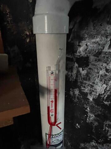 Radon level testing