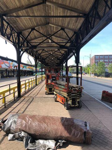 Union Station Canopy and Bus Terminal, Hartford, CT Historical Restoration