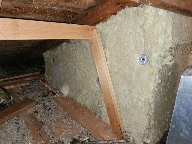 Wrapping the chimney