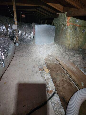 Process of blown in Cellulose