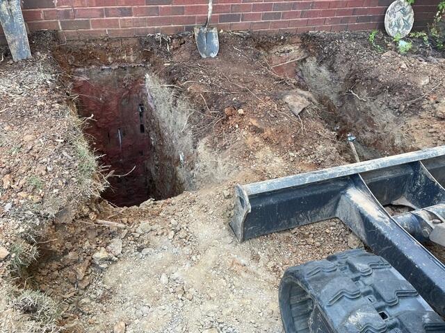 Areas Excavated