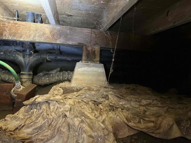 Structural integrity jeopardized in Moss Beach, CA, home crawlspace