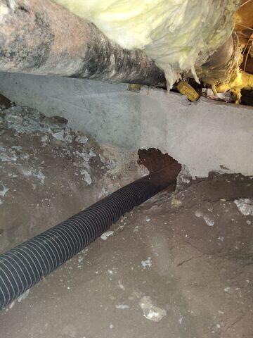 Water drainage trenching in crawlspace benefits