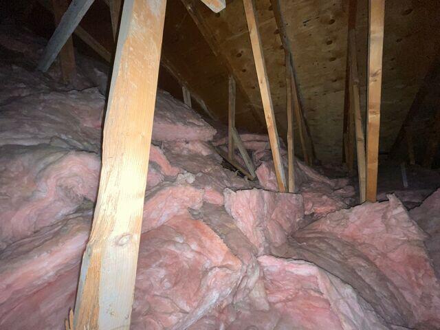 The attic during our inspection