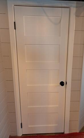 Completed White Door