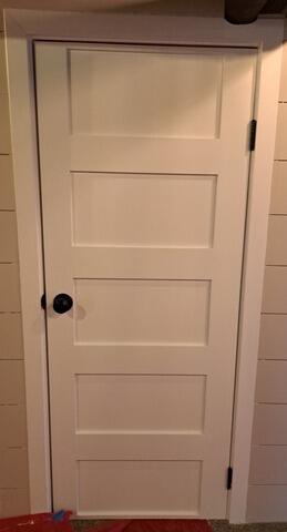 Completed White Door