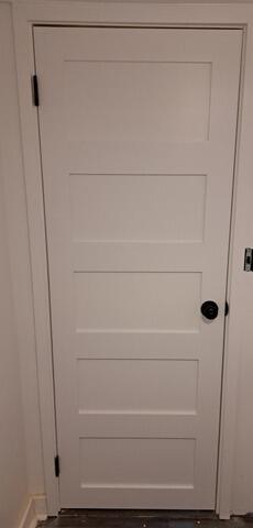 Completed White Door