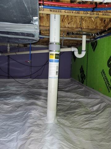 Radon Extraction Point