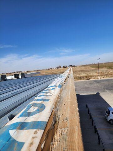 Blown off coping cap