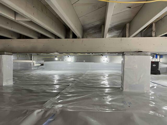 Crawl Space Moisture Barrier