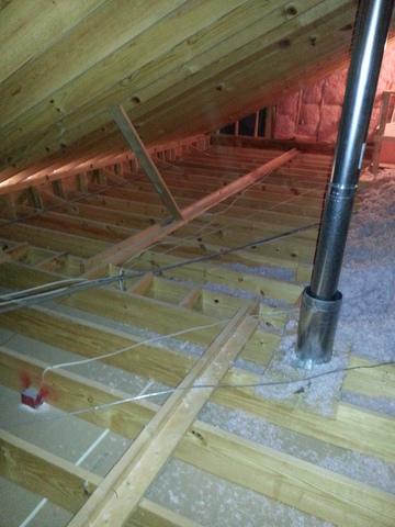 This customer came to us with high radon levels in their home, which can be extremely toxic for their family. We encapsulated their crawlspace and placed our Radon System to control and keep the radon levels down!