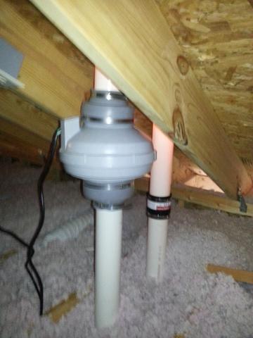 This customer came to us with high radon levels in their home, which can be extremely toxic for their family. We encapsulated their crawlspace and placed our Radon System to control and keep the radon levels down!