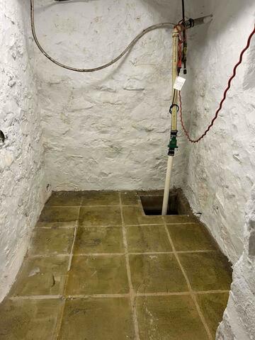 Basement in need of a waterproofing system