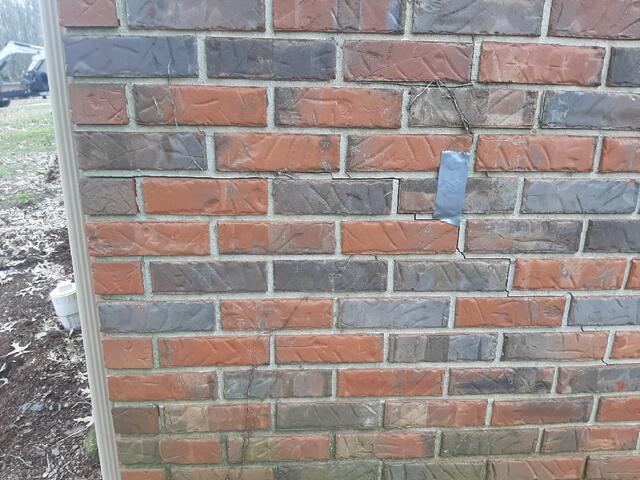 Cracking on Exterior of Home