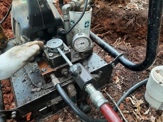 Push Pier Installation