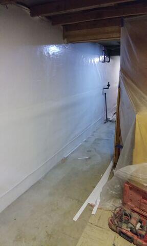 Grosse Pointe Woods, MI Foundation and Basement Stabilized and Waterproofed