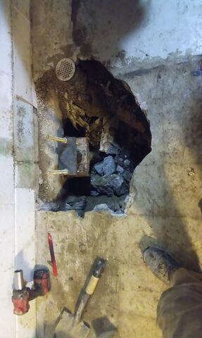 Interior Helical Pier Installation