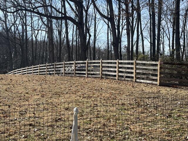 Wood 5 Board Fence Project Round Hill, Virginia