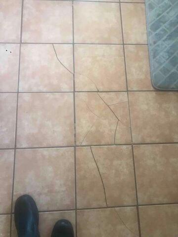 Signs of Foundation Problems: Floor Cracks in Rio Rico, Arizona