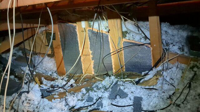 Cathedral with silver glo insulation