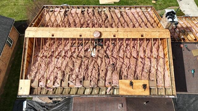 Overview of Wood Decking Removed