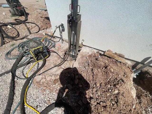 Piers Installation Process: Perfect Angle In Rio Rico, Arizona