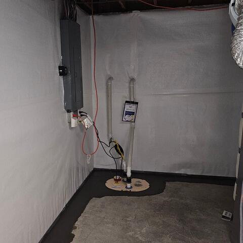 New Sump Pump Install