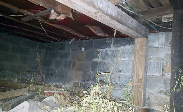 Crawlspace Exterior Wall